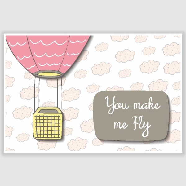 You Make Me Fly Poster (12 x 18 inch)