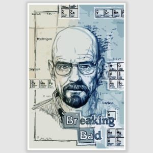 Breaking Bad Art Poster (12 x 18 inch)