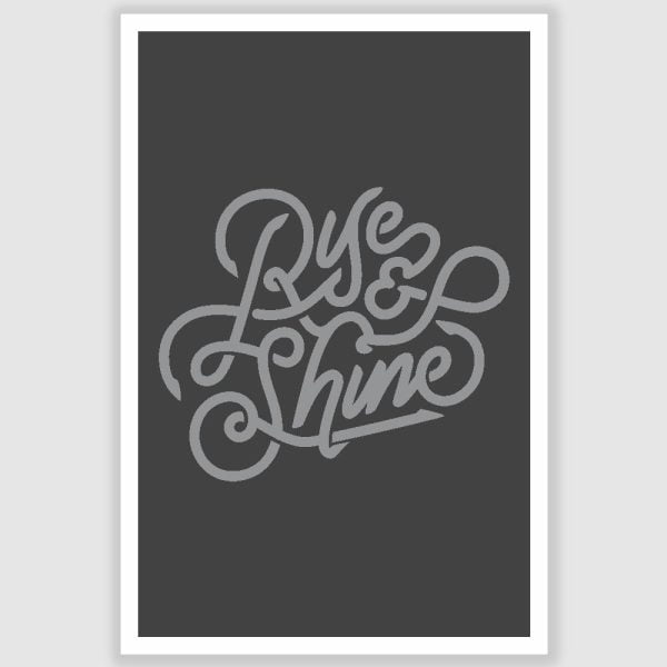 Rise n Shine Inspirational Poster (12 x 18 inch)