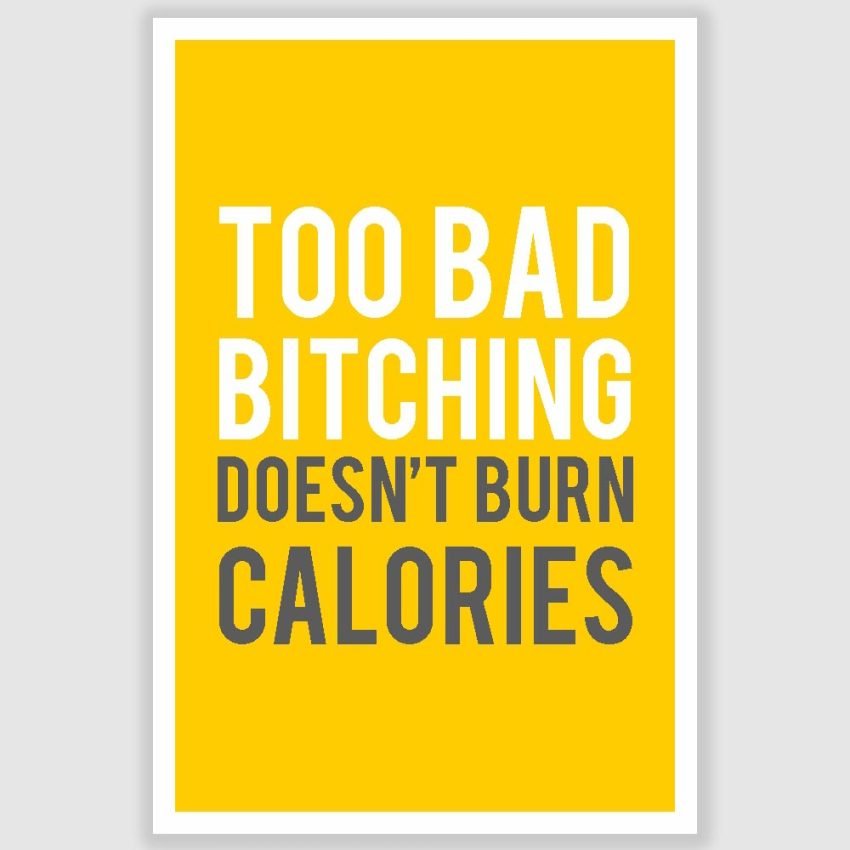 Bitching Funny Poster (12 x 18 inch)