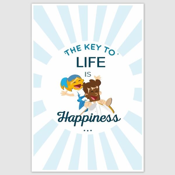 Happiness Poster (12 x 18 inch)