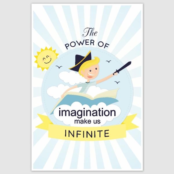 Power Of Imagination Poster (12 x 18 inch)
