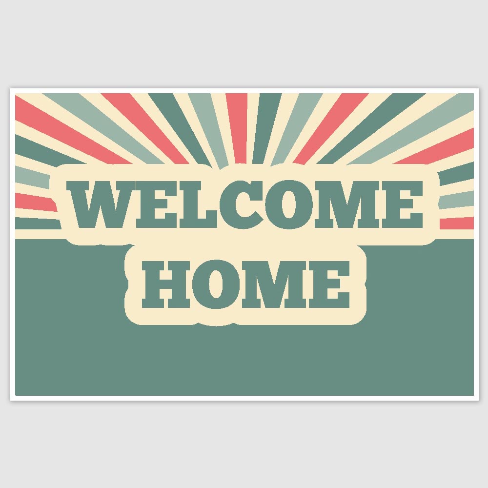 Welcome Home Poster (12 x 18 inch) - Inephos