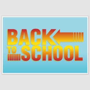 Back to school Poster (12 x 18 inch)