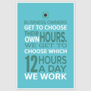 Business Motivation Poster (12 x 18 inch)
