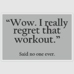 Workout Gym Motivation Poster (12 x 18 inch)