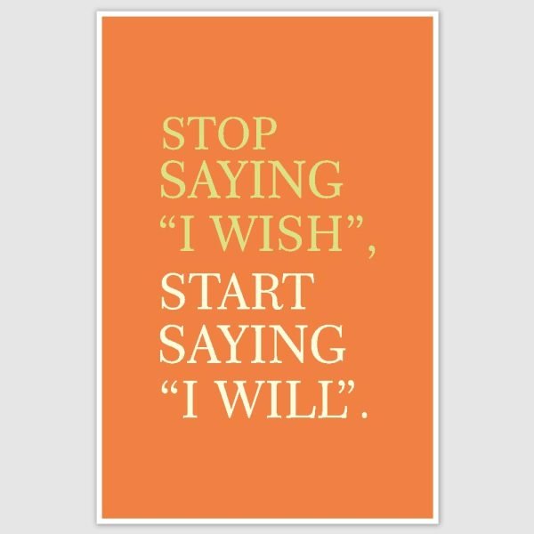 I will Inspirational Poster (12 x 18 inch)