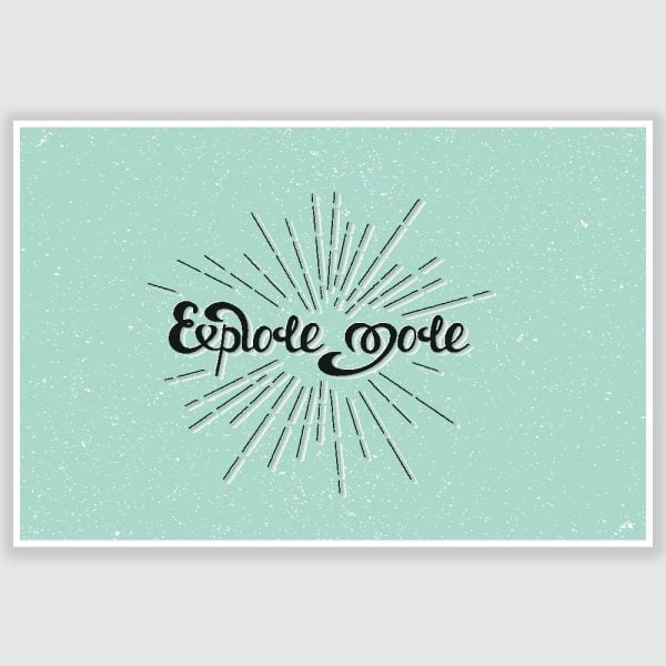 Explore More Inspirational Poster (12 x 18 inch)