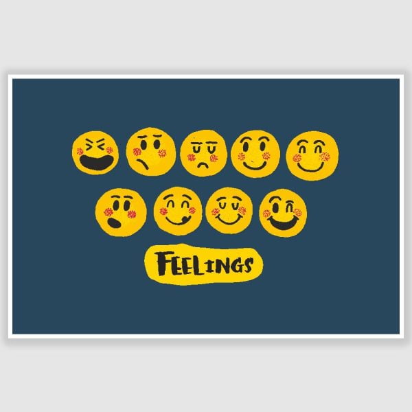 Emojis - Feelings Poster (12 x 18 inch)