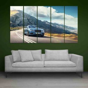 Multiple Frames Beautiful Car Wall Painting (150cm X 76cm)