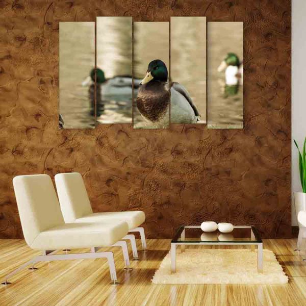 Multiple Frames Duck Wall Painting (150cm X 76cm)