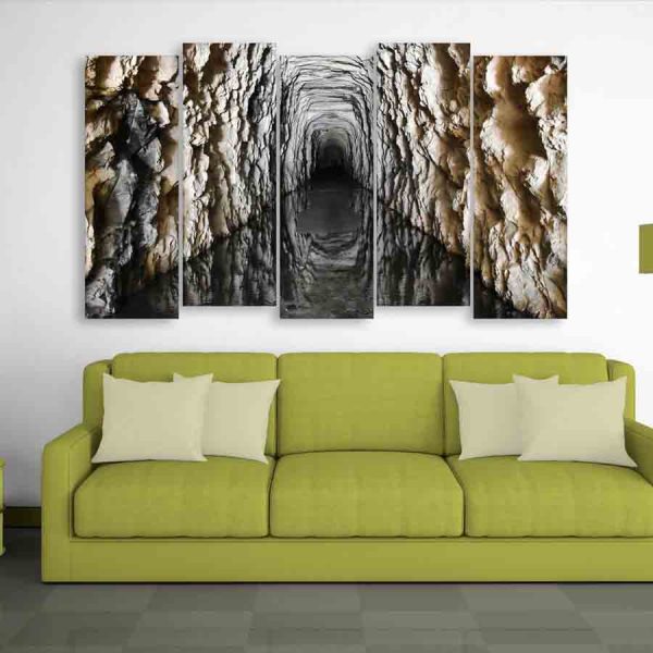 Multiple Frames Tunnel Wall Painting (150cm X 76cm)