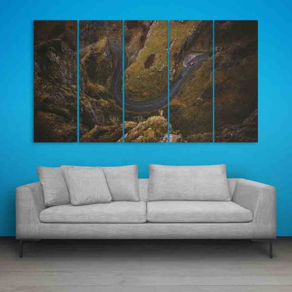Multiple Frames Beautiful Makeup Wall Painting (150cm X 76cm)
