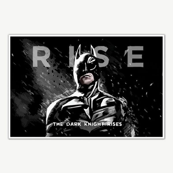 The Dark Knight Rises Batman Poster Art | Movie Poster