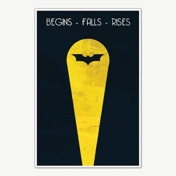 The Dark Knight Trilogy Batman Poster Art | Movie Poster
