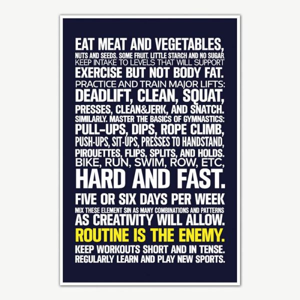 Fitness In 100 Words Gym Quotes Poster Art | Gym Motivation Posters