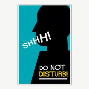 Do Not Disturb Poster Art | Funny Posters For Room
