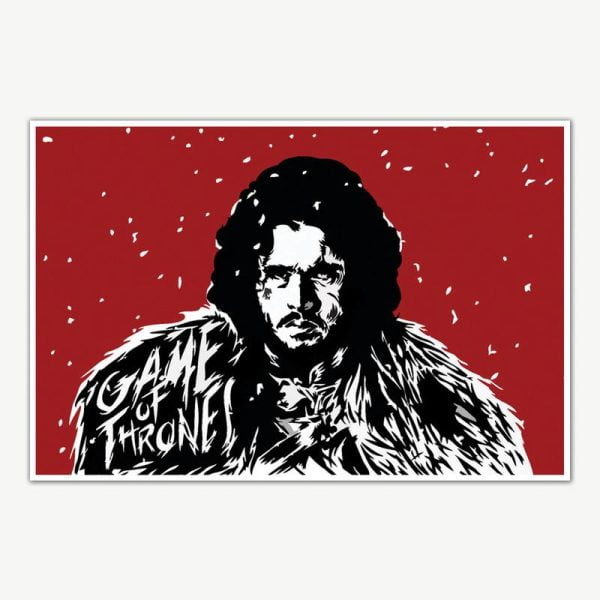 Jon Snow Poster Art | Game Of Thrones Posters For Room