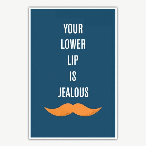 Mustache Poster | Funny Posters
