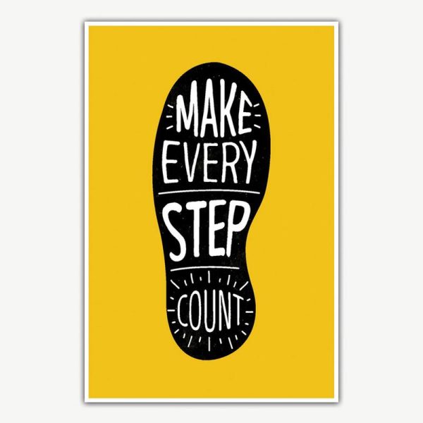 Make Every Step Count Poster Art | Inspirational Posters