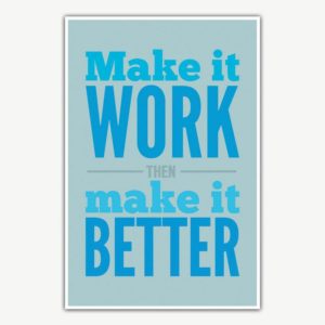 Make It Work Poster | Inspirational Posters For Offices