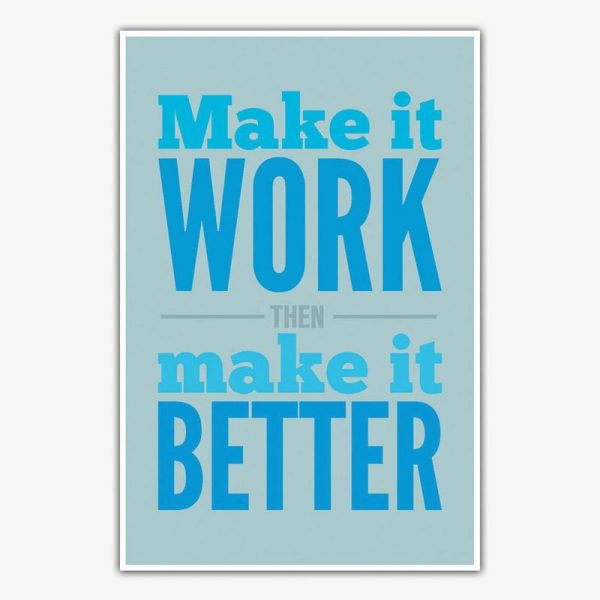 Make It Work Poster | Inspirational Posters For Offices