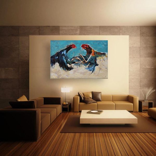 Canvas Painting - Beautiful Birds Wall Painting for Living Room