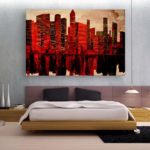Canvas Painting - Modern City Art Wall Painting for Living Room
