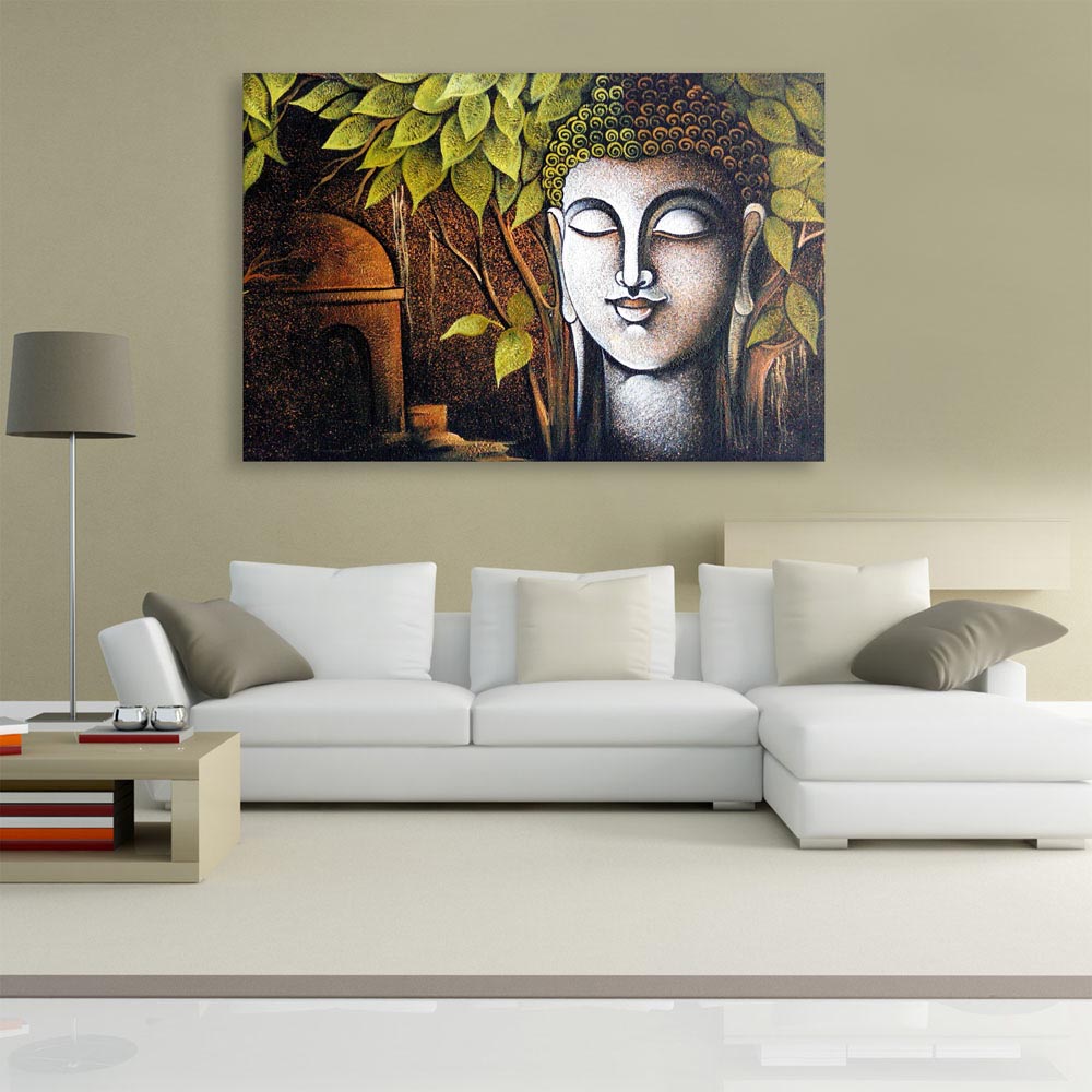 Canvas Painting Beautiful Buddha Art