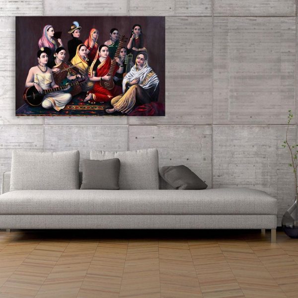 Canvas Painting - Raja Ravi Varma Paintings - Wall Painting for Living Room