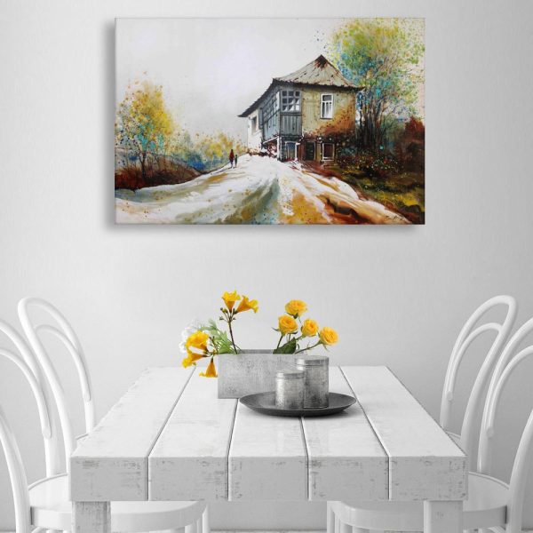 Canvas Painting - Beautiful Landscape Art Wall Painting for Living Room