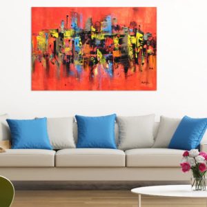 Canvas Painting - Beautiful Modern Abstract Art Wall Painting for Living Room