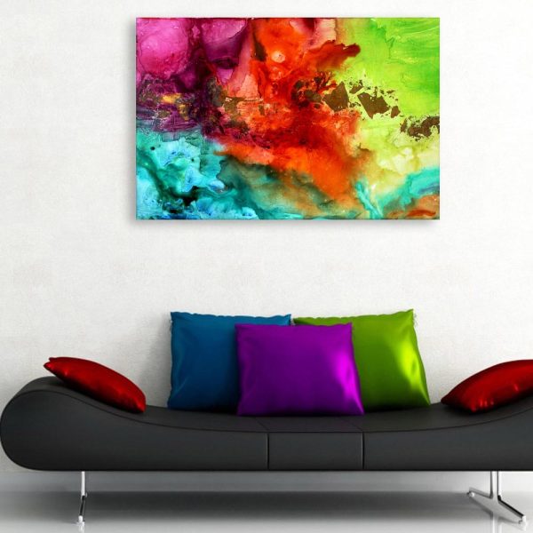 Canvas Painting - Beautiful Modern Abstract Art Wall Painting for Living Room
