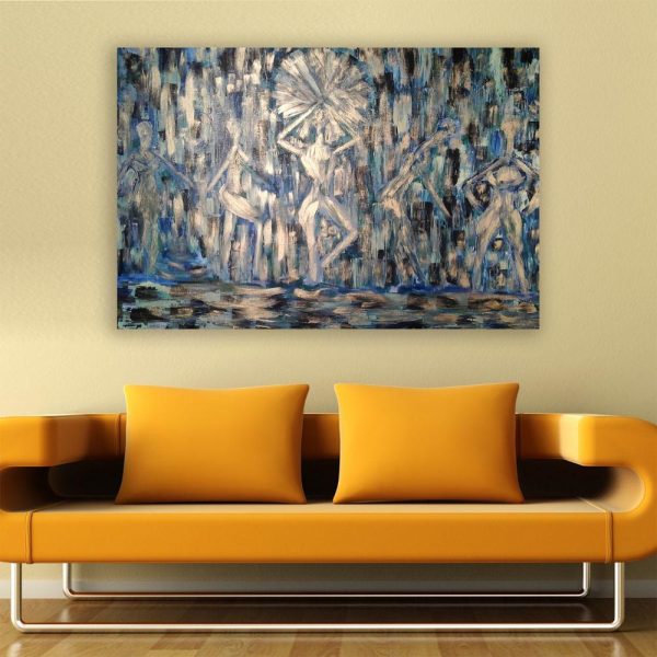 Canvas Painting - Modern Women Abstract Art Wall Painting for Living Room