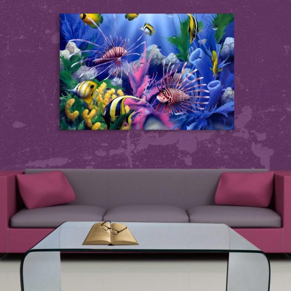 Canvas Painting - Beautiful Ocean Wildlife Art Wall Painting for Living Room