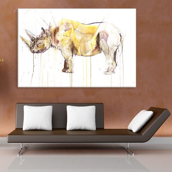Canvas Painting - Beautiful Wildlife Art Wall Painting for Living Room