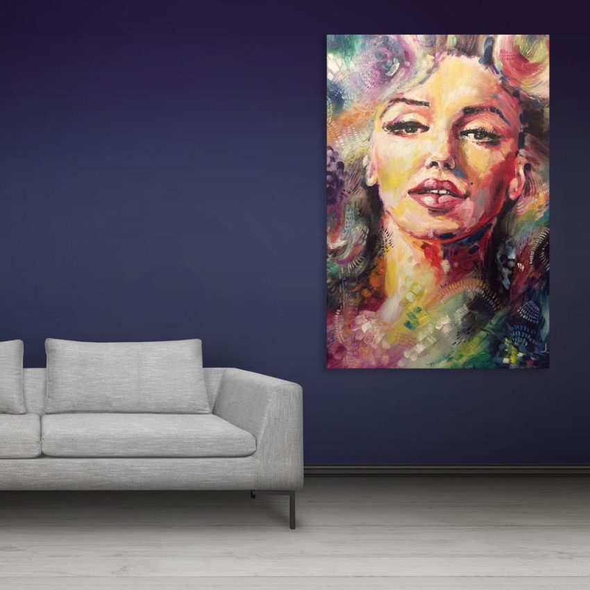 Canvas Painting - Beautiful Women Art Wall Painting for Living Room