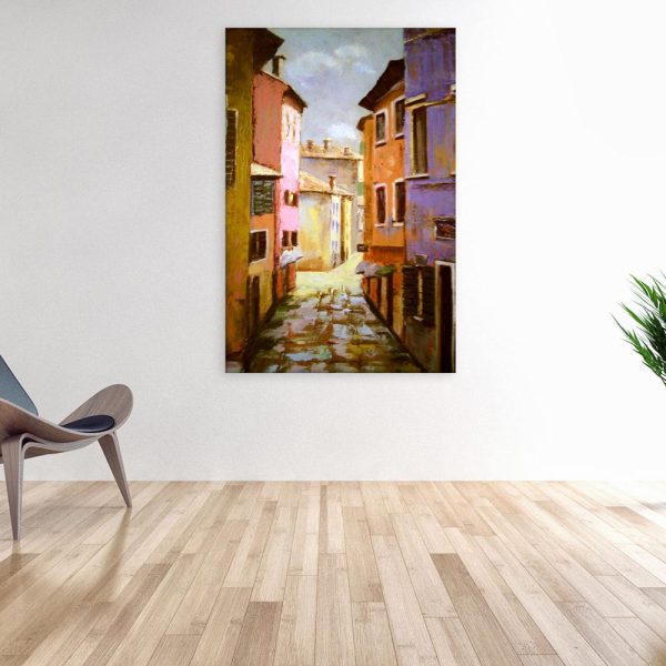 Canvas Painting - Beautiful Italy Art Wall Painting for Living Room