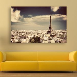 Canvas Painting - Beautiful Eiffel Tower Wall Painting for Living Room