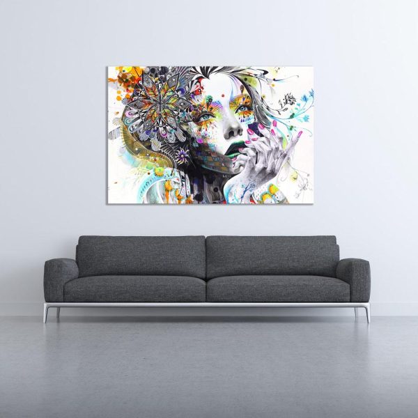 Canvas Painting - Beautiful Women Art Painting for Living Room