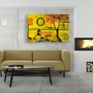 Canvas Painting - Beautiful Landscape Art Wall Painting for Living Room