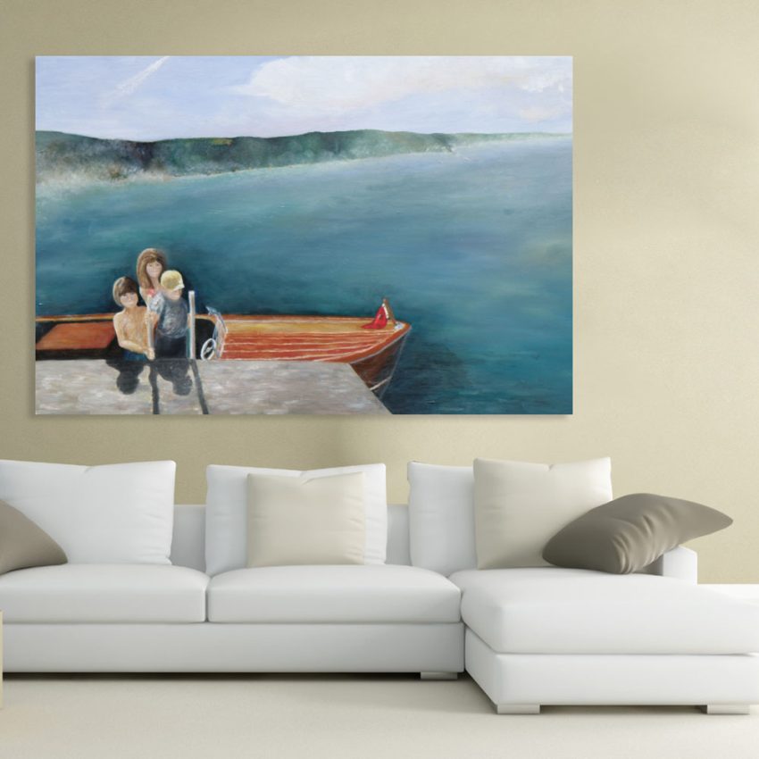Canvas Painting - Beautiful Family  Art Wall Painting for Living Room