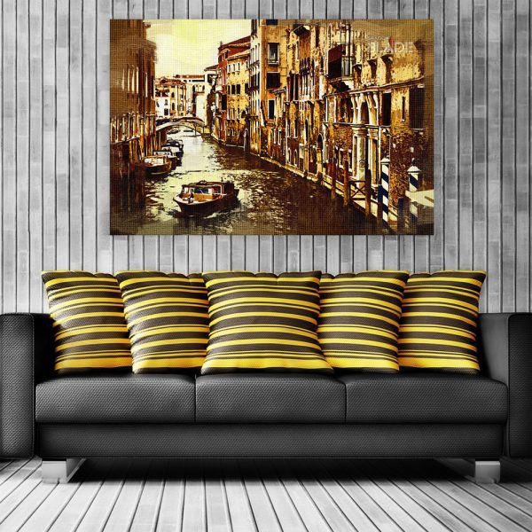 Canvas Painting - Beautiful Venice Italy Art Art Wall Painting for Living Room