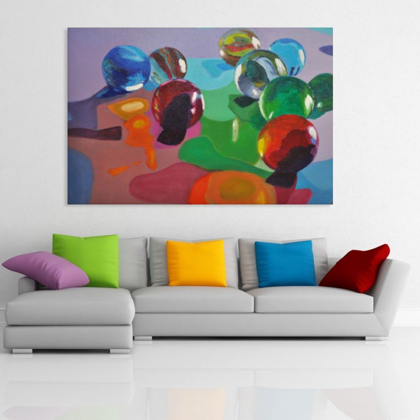 Canvas Painting - Modern Abstract Art Wall Painting for Living Room