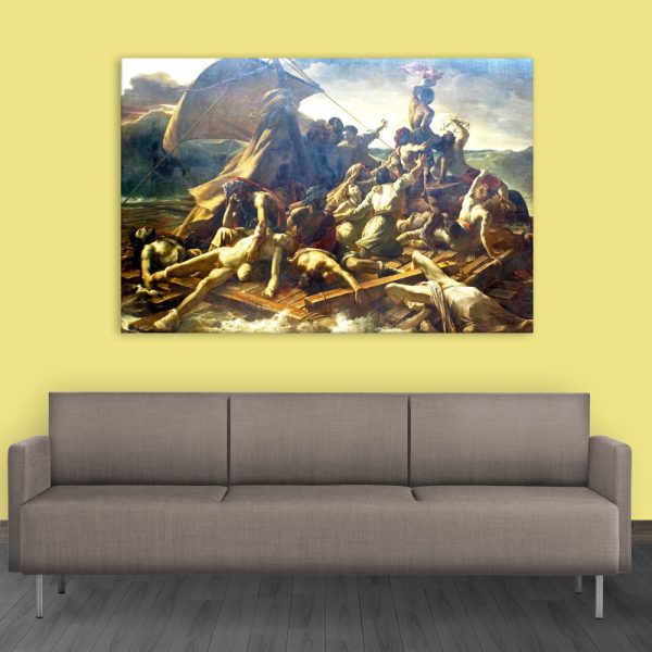 Canvas Painting - The Raft Of The Medusa Art Wall Painting for Living Room