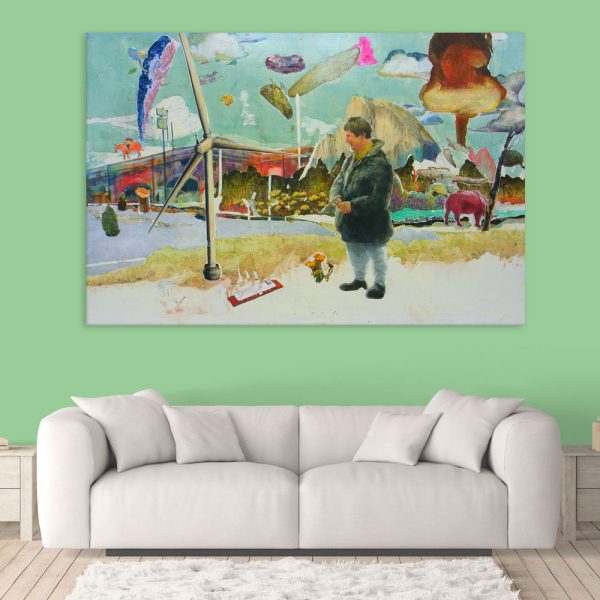 Canvas Painting - Beautiful Market Art Wall Painting for Living Room
