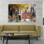 Canvas Painting - Beautiful Autumn Art Wall Painting for Living Room