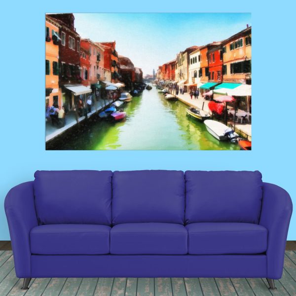 Canvas Painting - Beautiful Venice Italy Art Wall Painting for Living Room