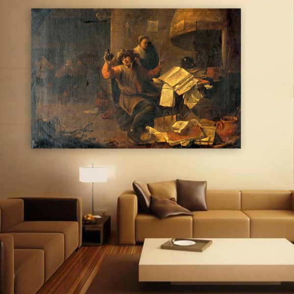 Canvas Painting - Alchemy Art Wall Painting for Living Room