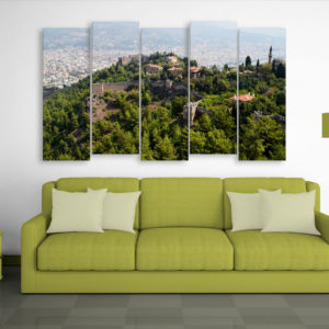 Multiple Frames Beautiful City Wall Painting for Living Room